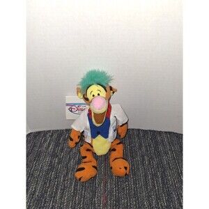 Disney Store Winnie Pooh Mad Scientist Tigger 9in Bean Bag Plush W/ Tag